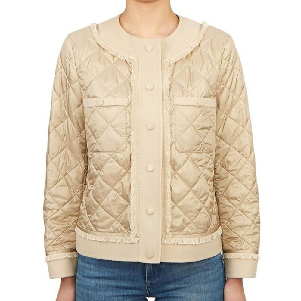 WEEKEND MAX MARA Quilted Wool & Silk-blend Jacket